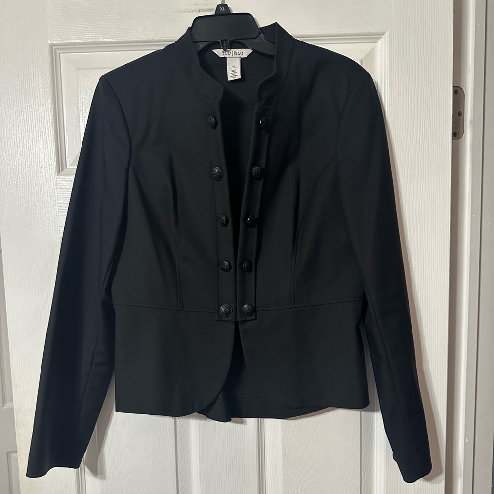 White House Black Market Elegant Button Accent Women's Blazer